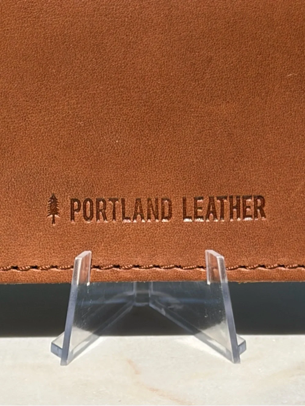 Love Bug Wallet Portland Leather Goods Biscotti Full-Grain Leather NWOT